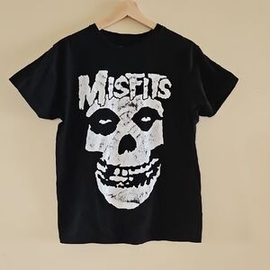 Black Misfits Graphic T-Shirt